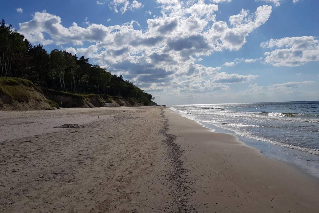 Łukęcin Traumhaftes Ferienhaus Lena Direkt An Der Ostsee מראה חיצוני תמונה